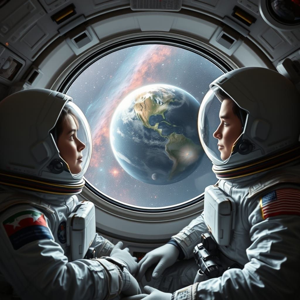 Astronauts Discuss the Origin of Language in Space