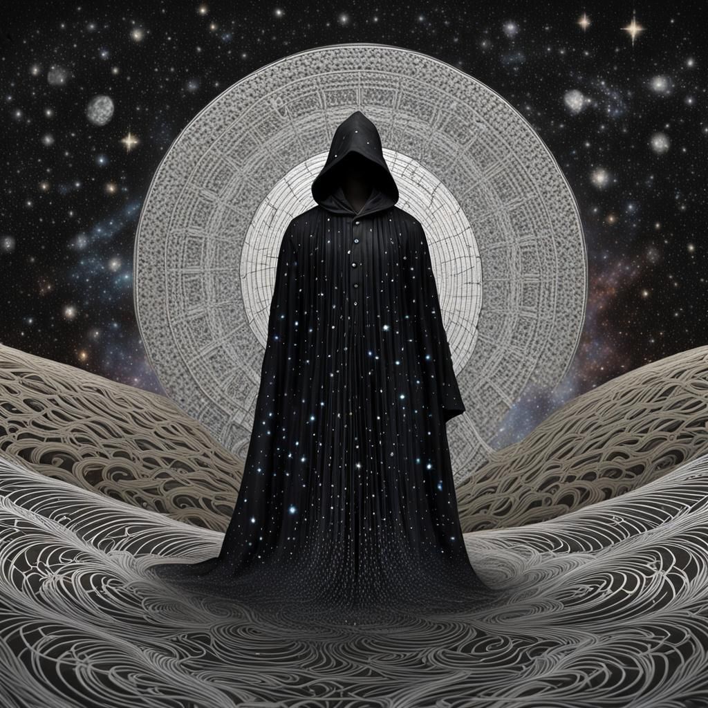 Chaotic Cosmic Being in Starry Cloak