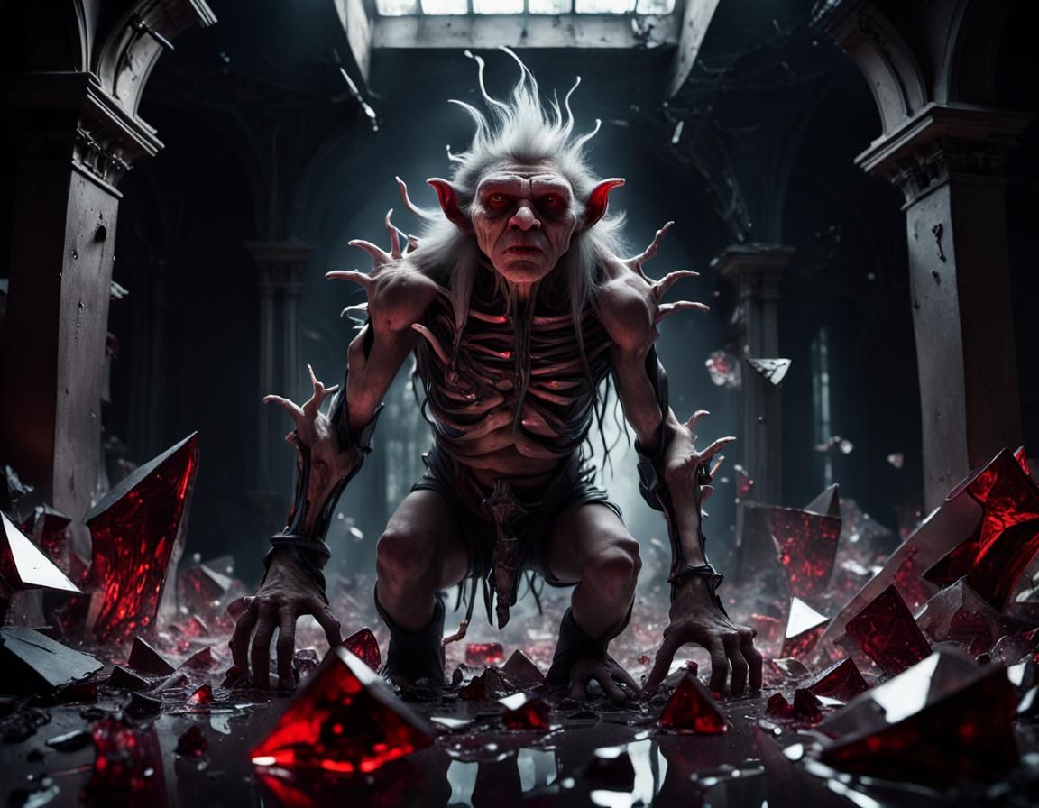 Baroque Troll in Shattered Glass Fracture