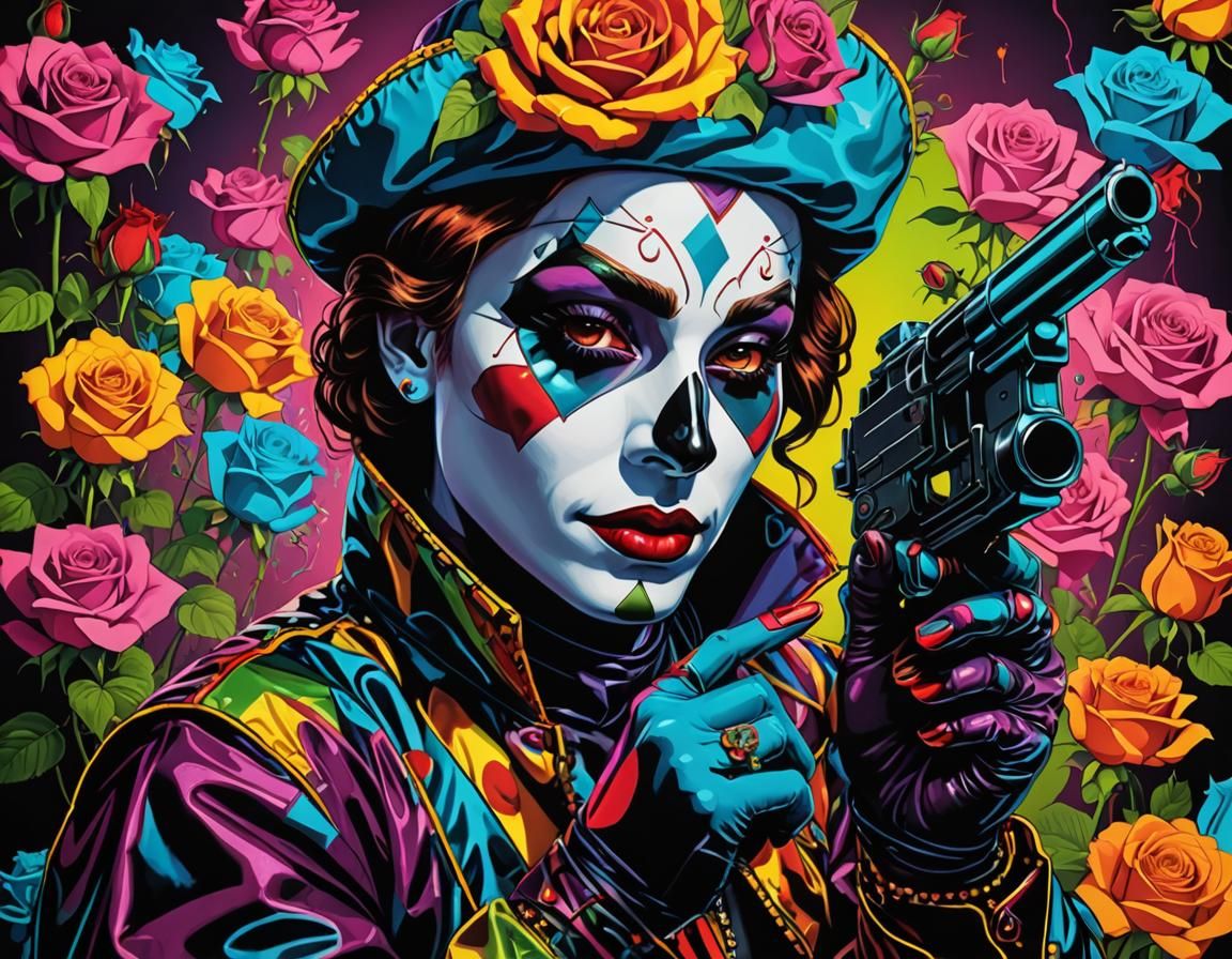 Gun N' Rosrs Harlequin