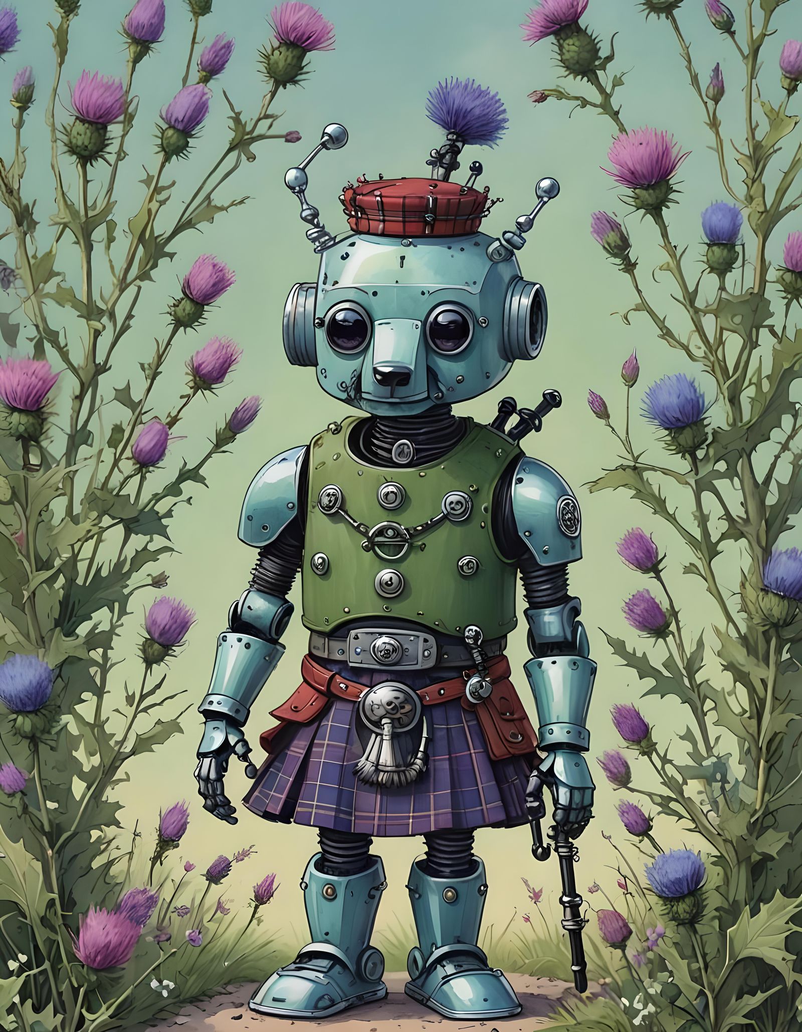 The Kilted Doggy-Bot