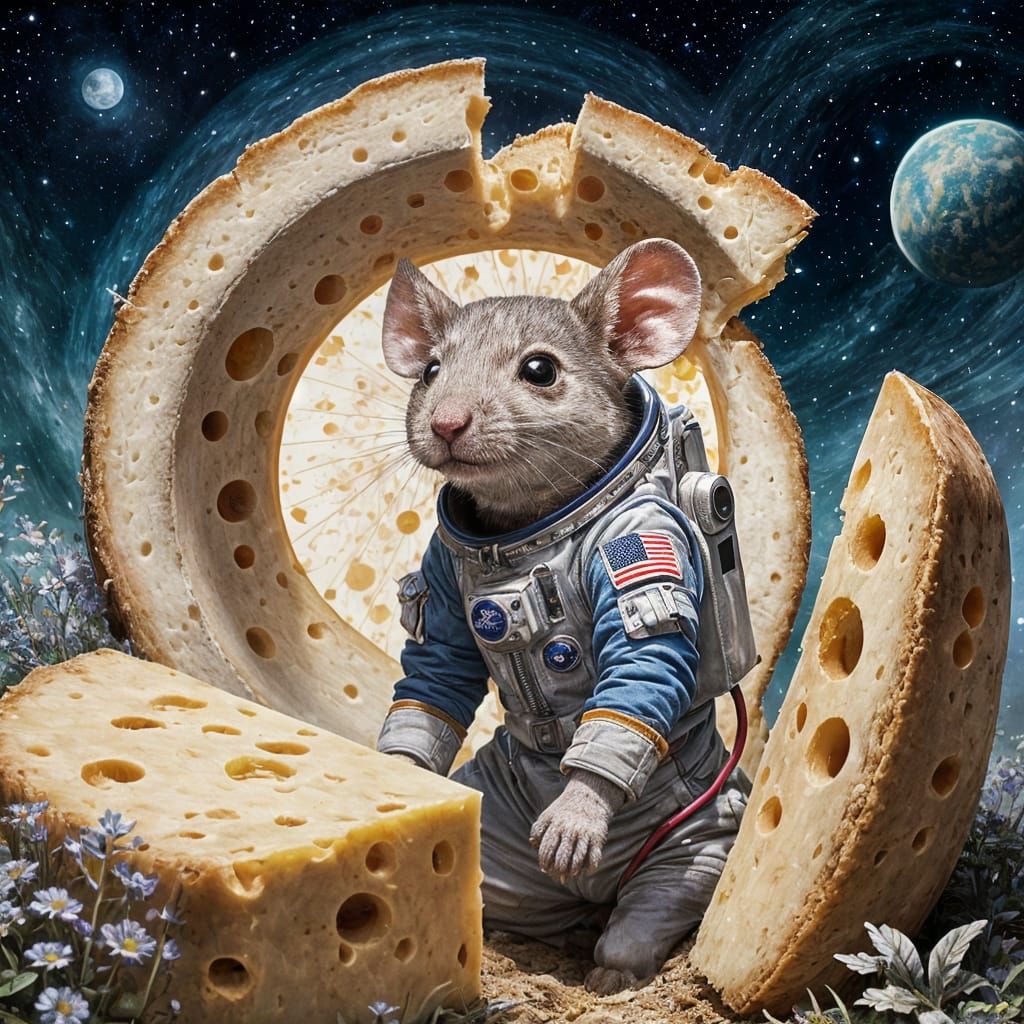 cinematic astronaut mice
