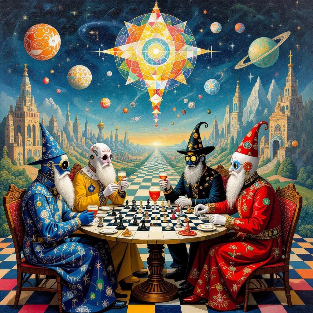 Psychedelic Utopia: Sacred Geometry and Bizarre Chess