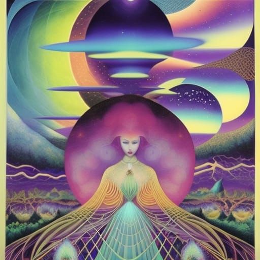 Fate Hybrid Woman in Mycelium Network