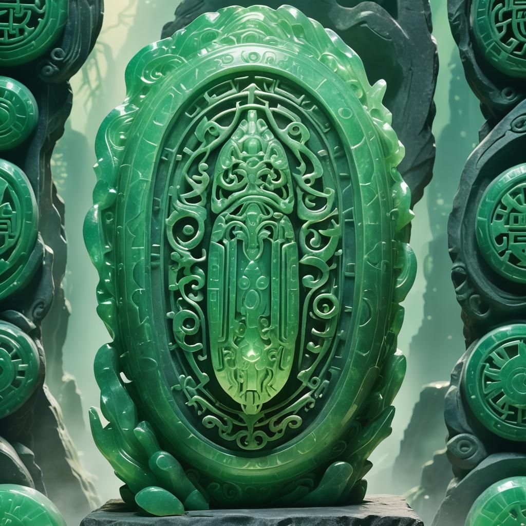 Glowing Spirit Stone Carved into Spirit Tool