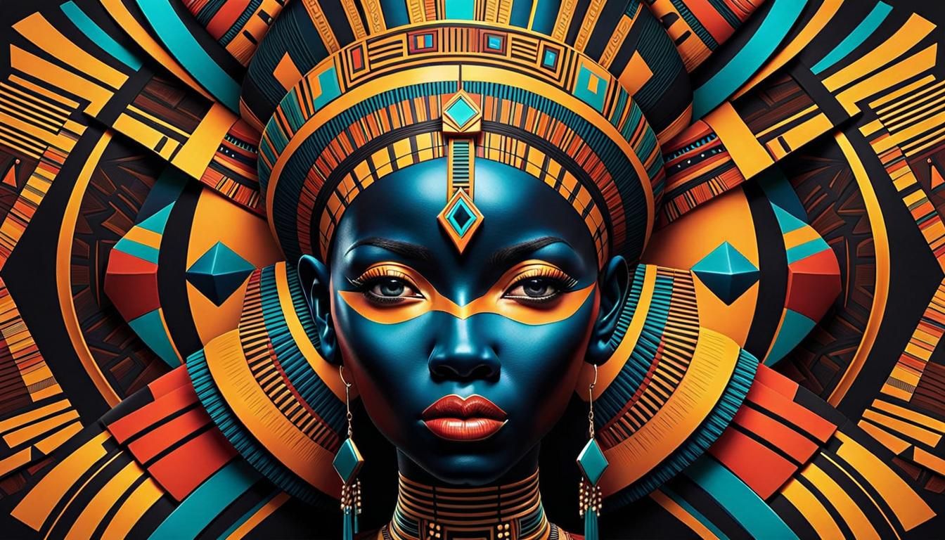 Afrofuturistic African Tribal Art: A Vibrant Fusion