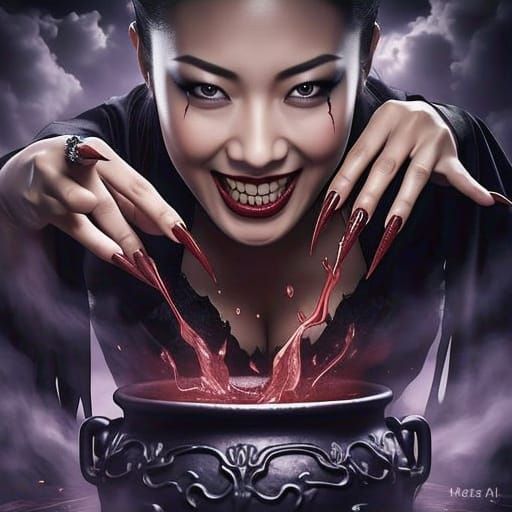 Gothic Dark Fantasy Portrait in Chiaroscuro Lighting