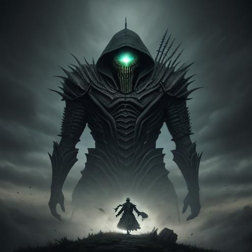 Nightmarish Roblox Character in Dark Surrealism Style