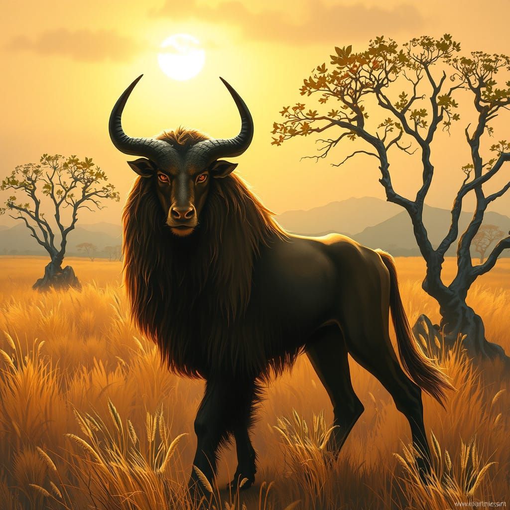 Majestic Tauren in Fantastical Realism Style