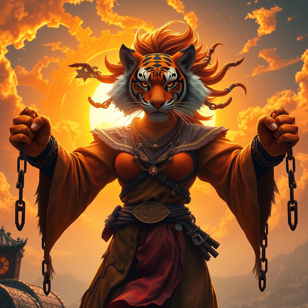 Tigerwoman: Goddess of Justice in Fantasy Art