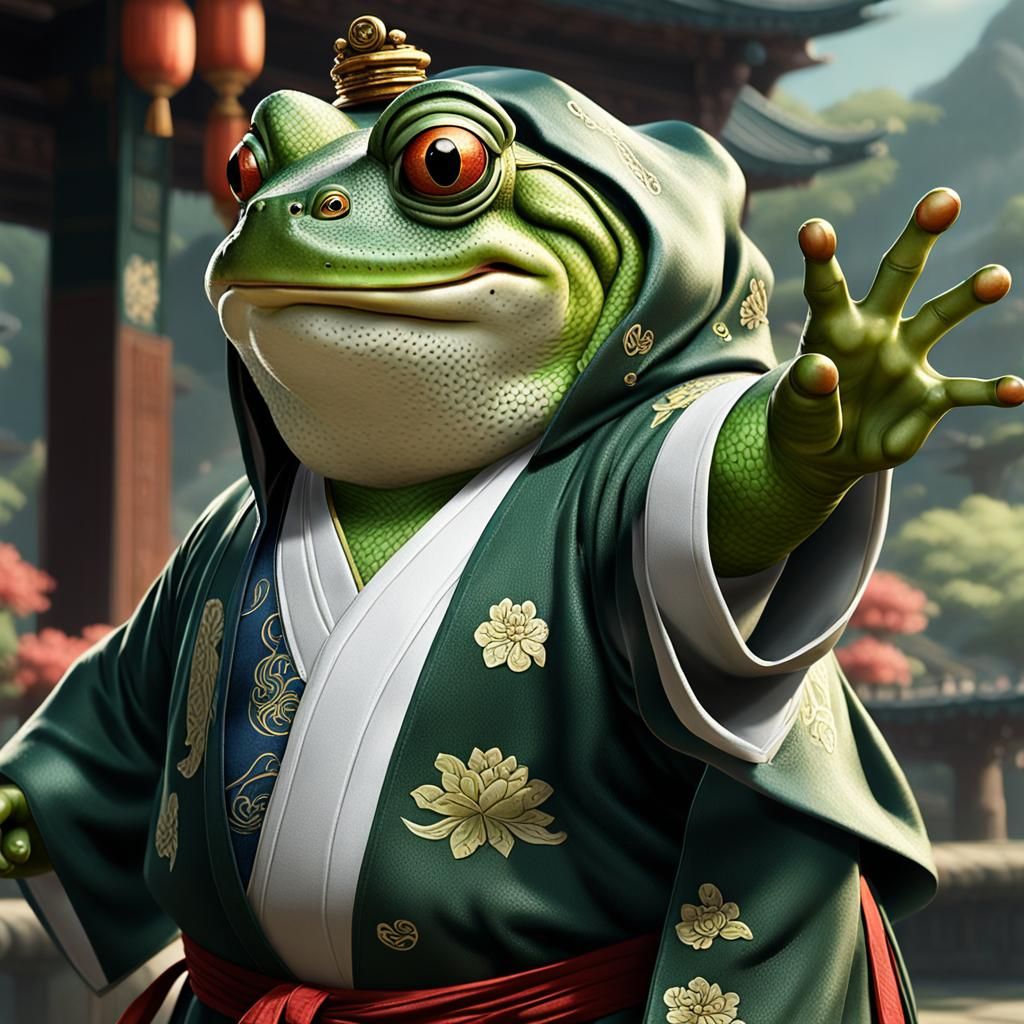 Drunken Frog Martial Arts Master in Dojo