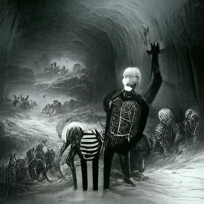 macabre Parade in Doré Style