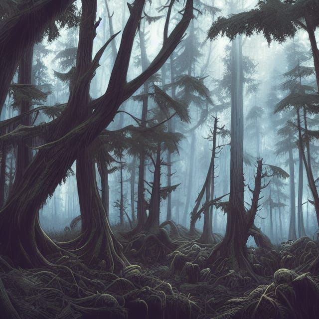 Enchanted Forest Digital Art