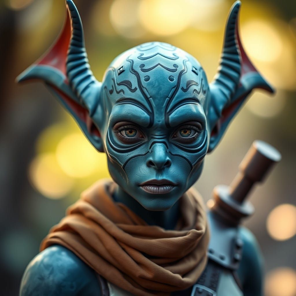 Interstellar Smuggler in Moonslit Glow