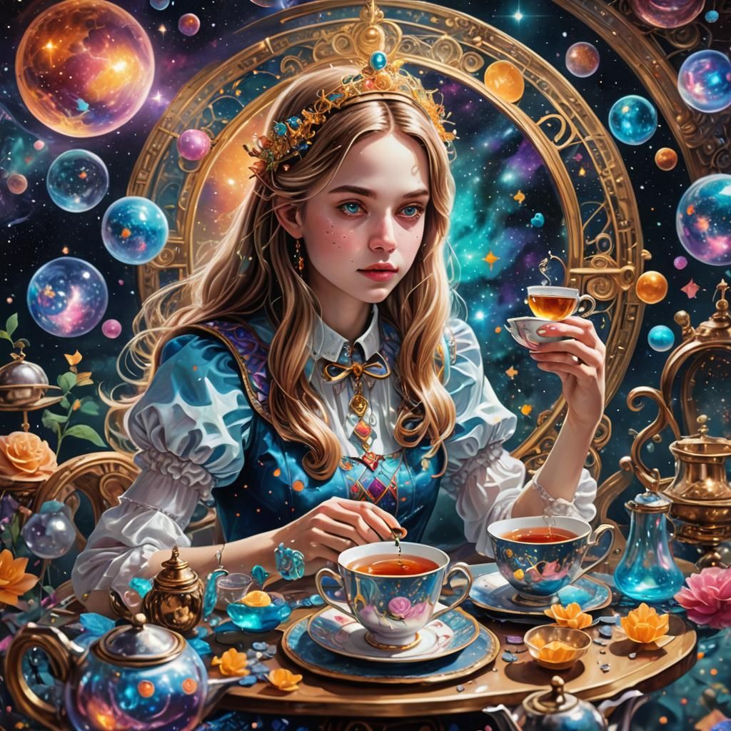 Astral Tea Party with Alice in Wonderland