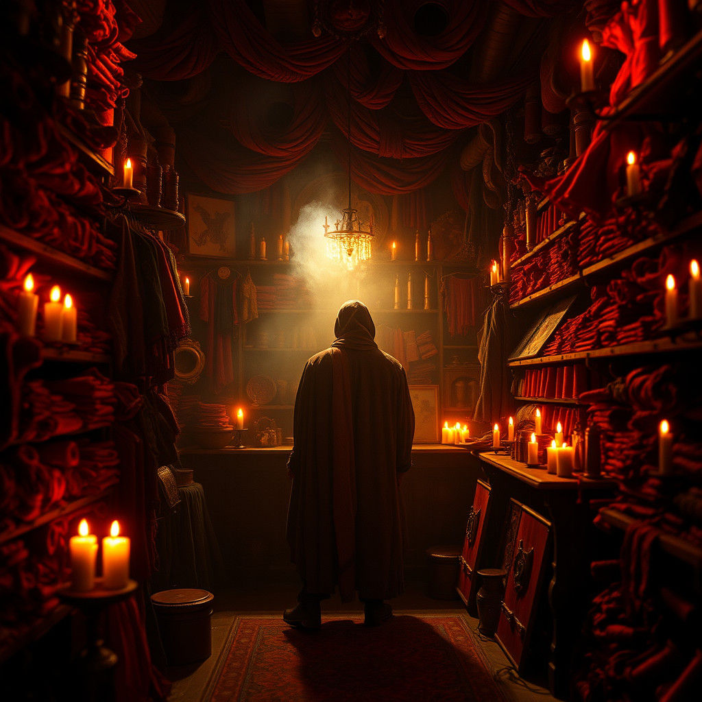 Mystical Haberdashery in Hades' Underworld