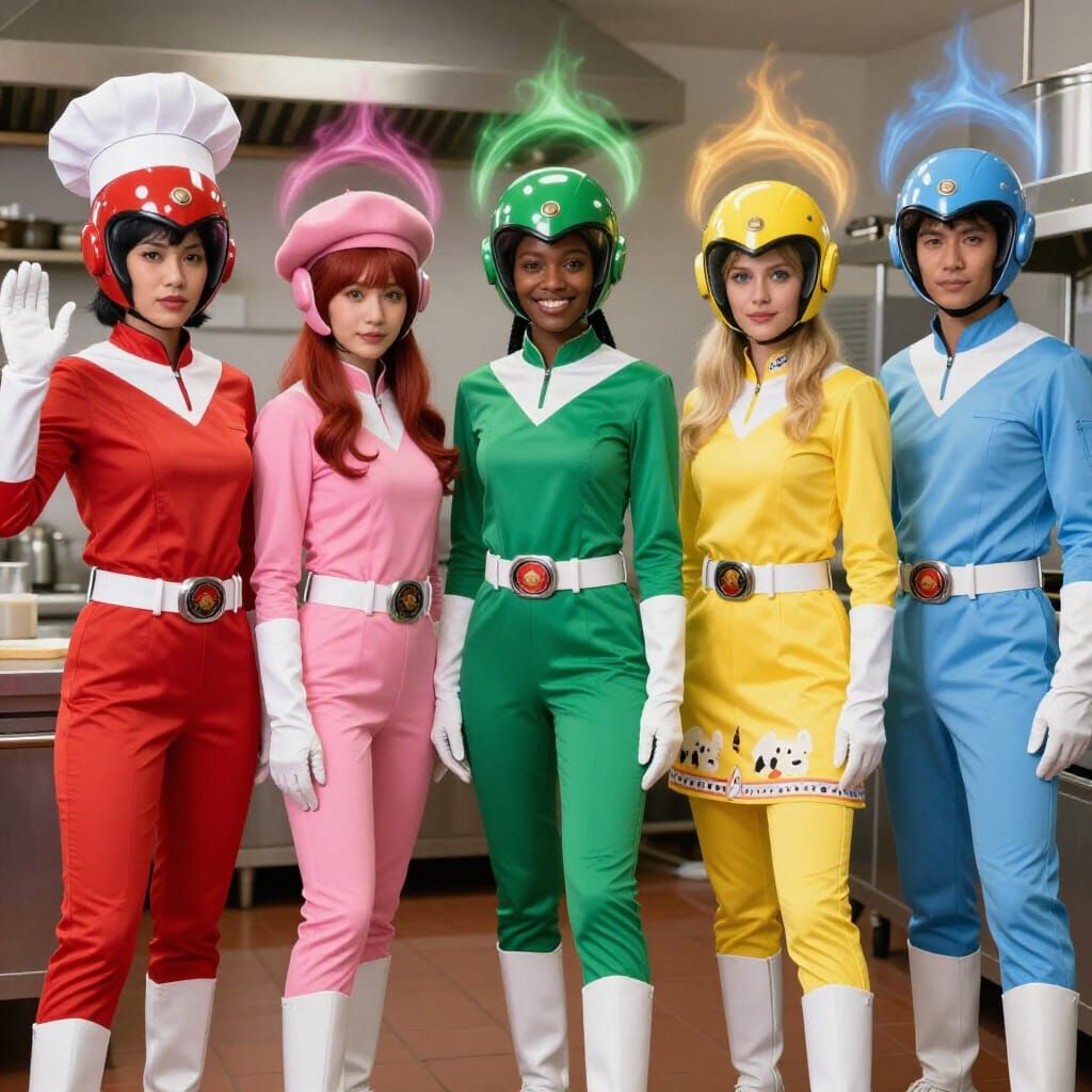 Bioman Transformation in Mooncakes Kitchen