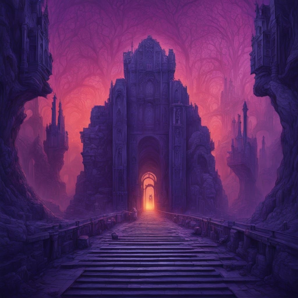 Surreal Geometric Forms Emerge with Ethereal Light