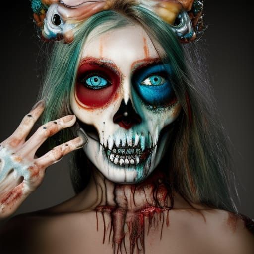 Day of the Dead Mermaid V