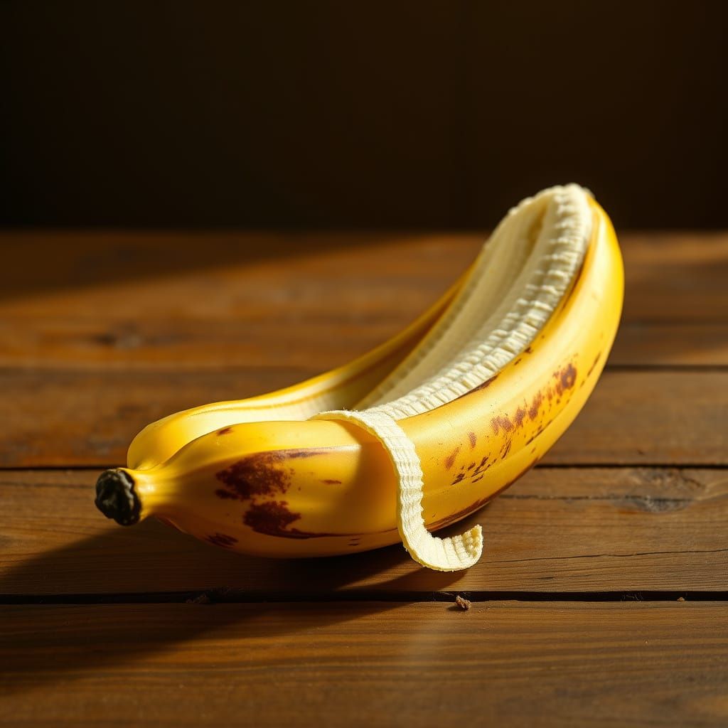 Still Life Banana in Warm Light