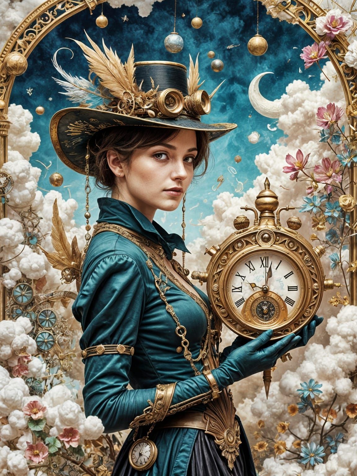 Steampunk Siren Reveals Hidden Clockwork Secrets