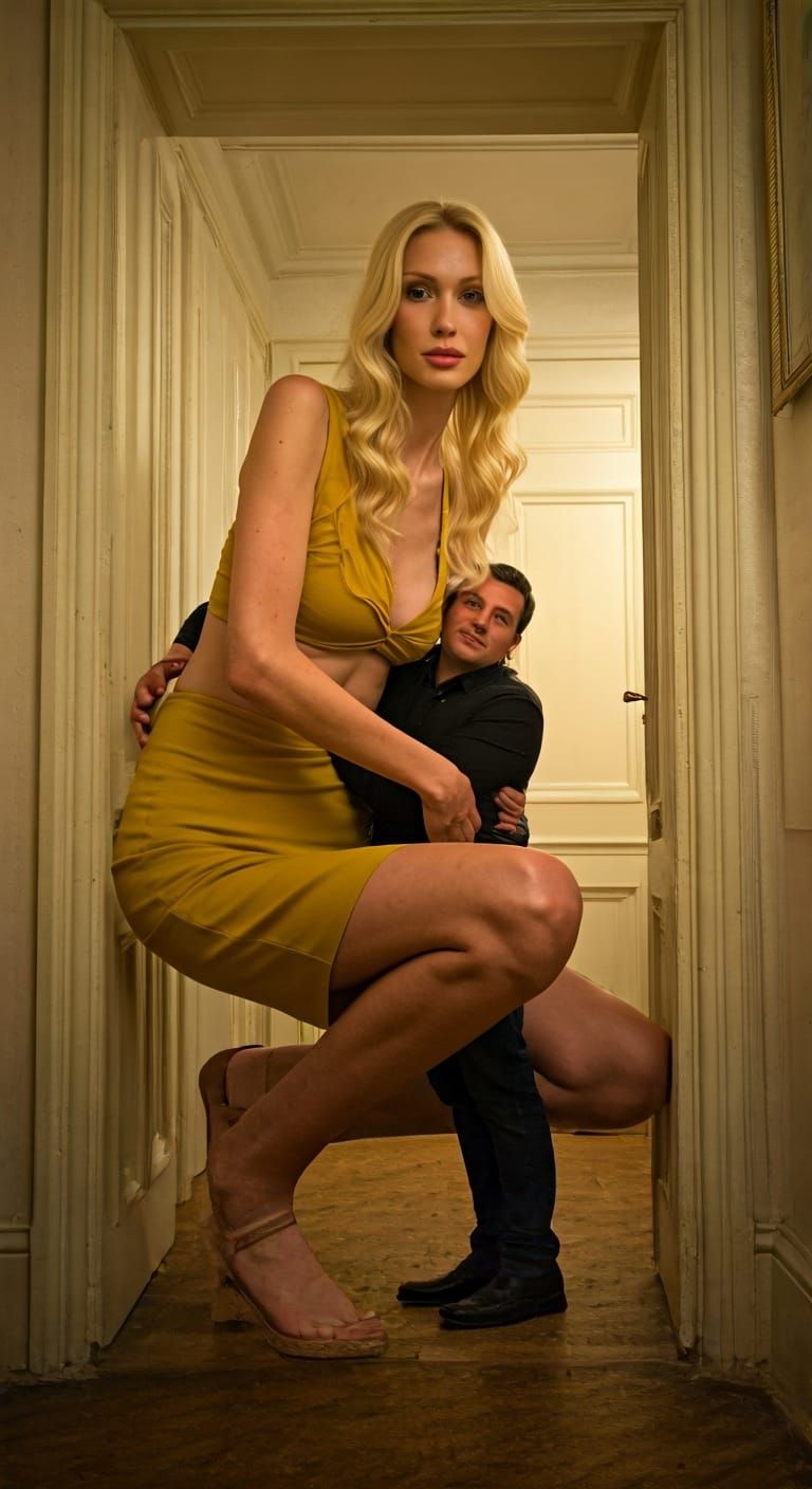 Giantess Enters Room: Professional Photography