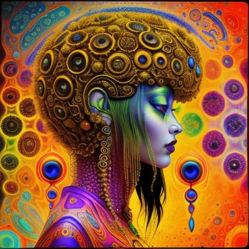 Surreal Alien Landscape of Grotesque Fantasy