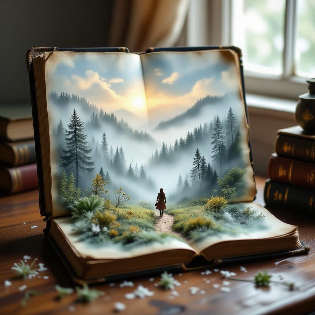 Miniature Fairy Tale Forest Escapes Desk