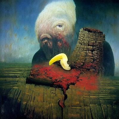 Kirby Enjoys a Banana