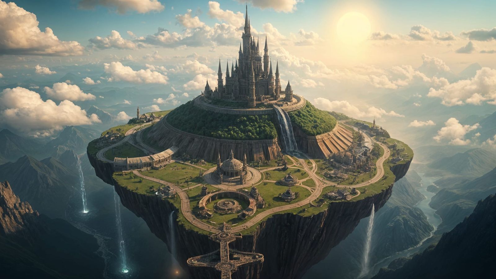 Fantasy Cartographer's Cinematic Masterpiece: Zephyr's Reach