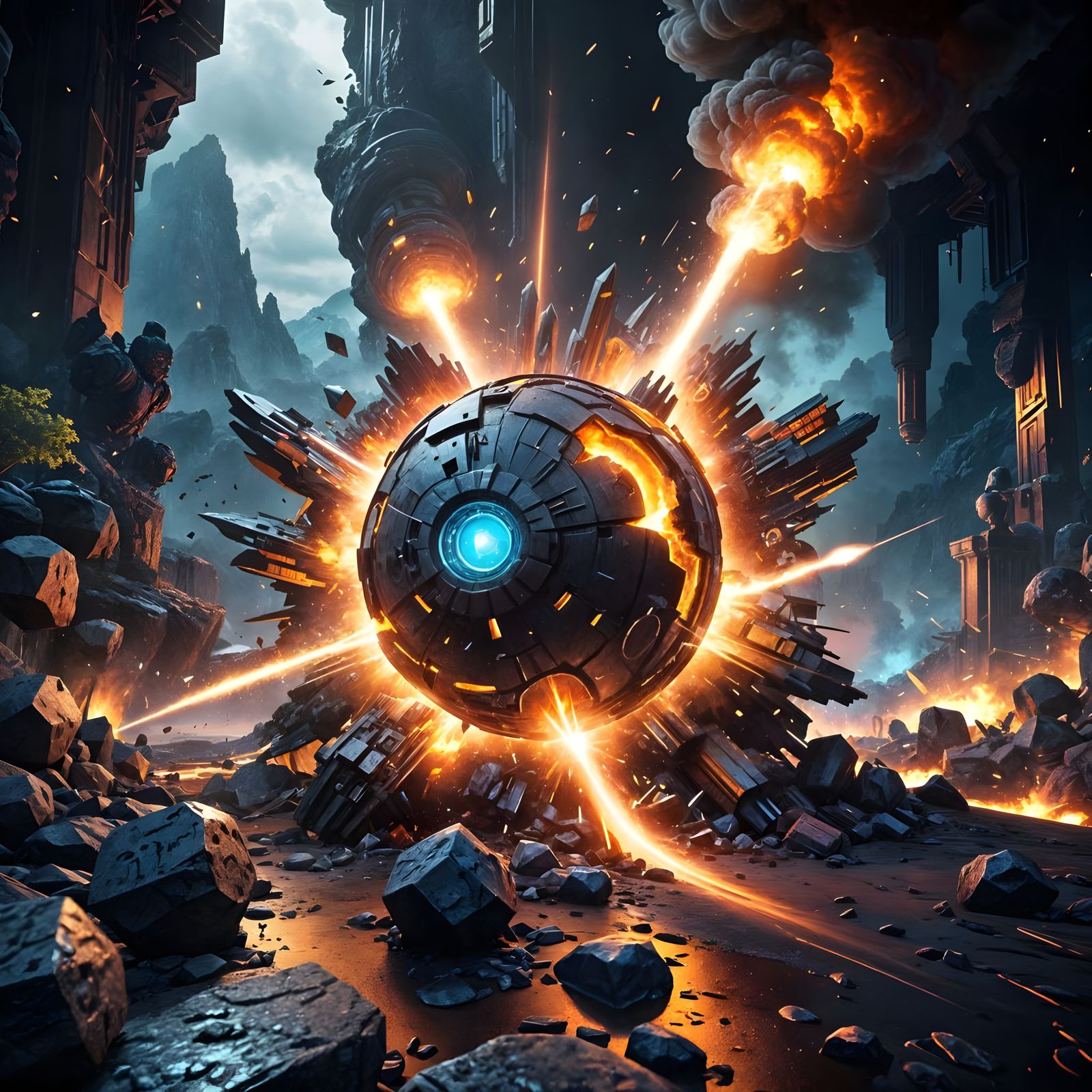 3D Game Concept: Interconnected Creativity