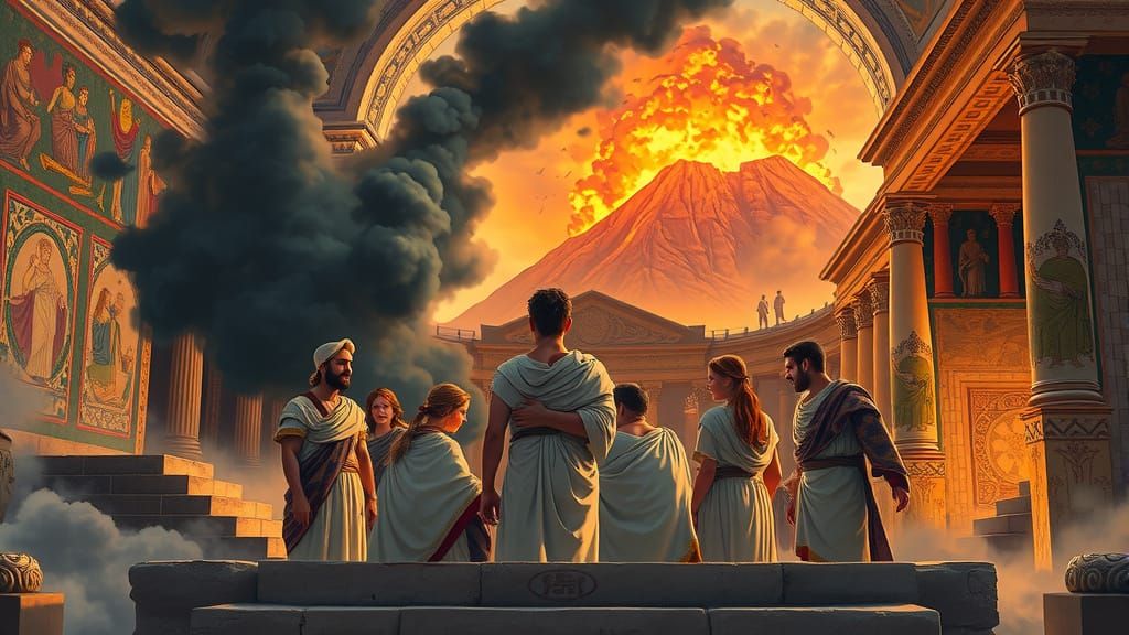Pompeii Eruption: A Roman Family's Desperate Escape