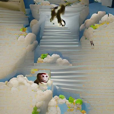 AI Realization of a Monkey Entering Heaven