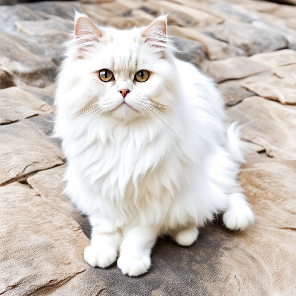Majestic Persian Cat Portrait