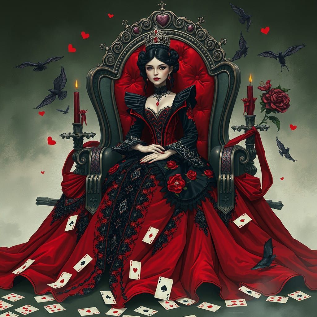 Queen of Hearts Reigns Supreme in Eerie Romance