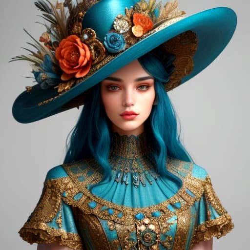 Elaborate Steampunk-Inspired Headpiece