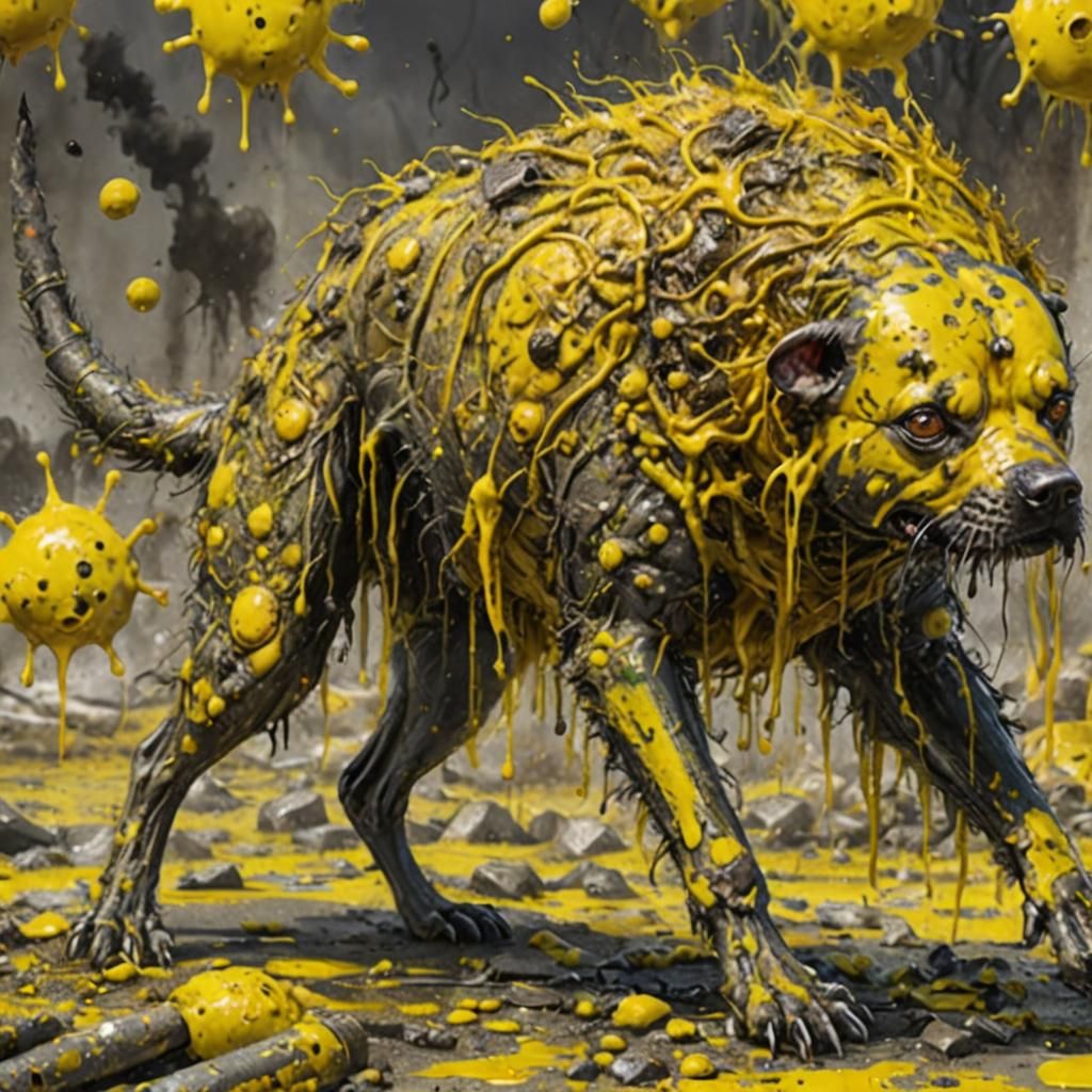 Toxic Dog-Mouse Hybrid in Hazardous Environment