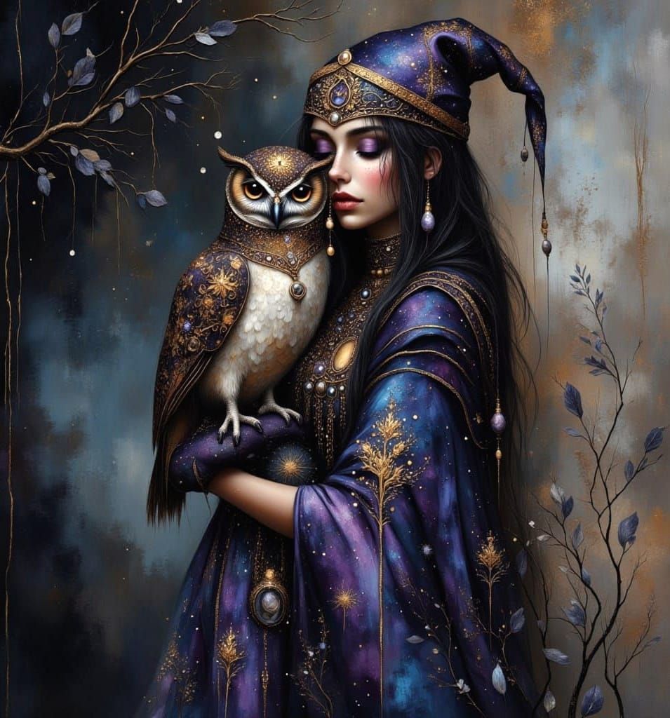 The Witch and Her Magic Owl