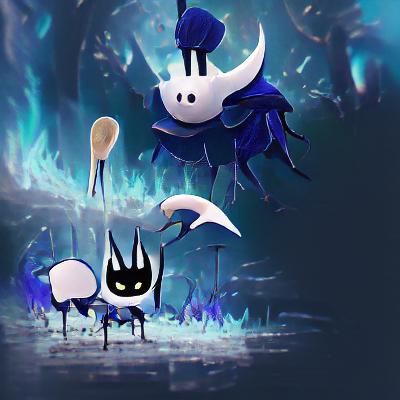 Hollow Knight in a Desolate World