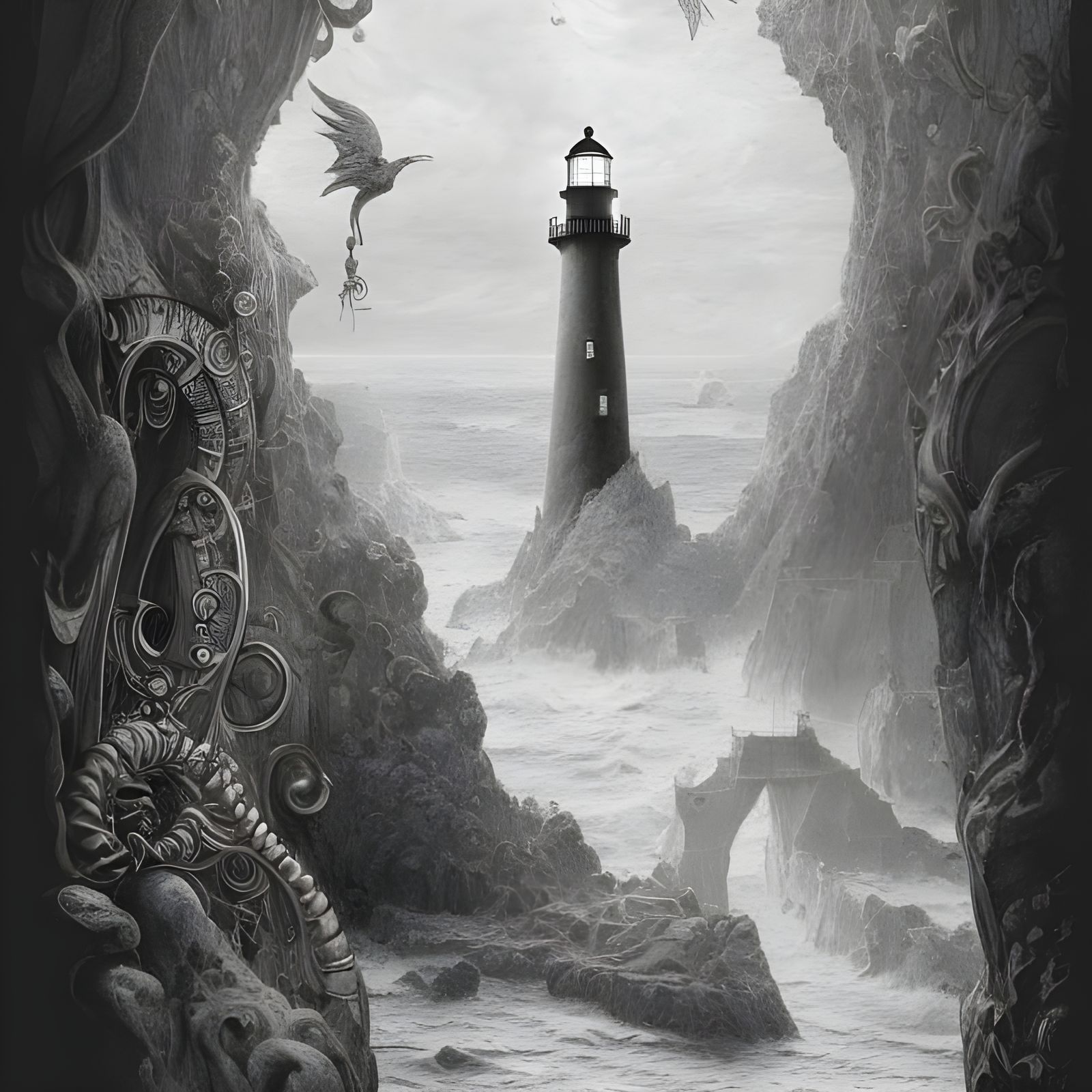 Dragon Vs Lighthouse