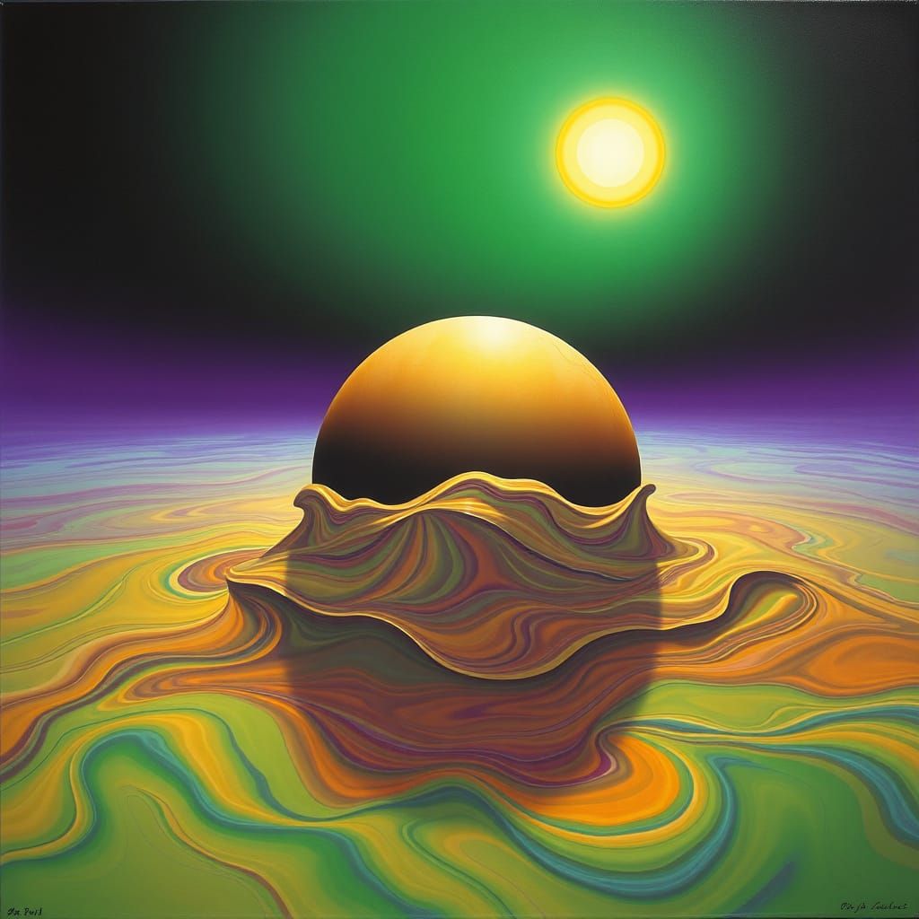 Protoplasmic Ocean Planet with Twin Suns