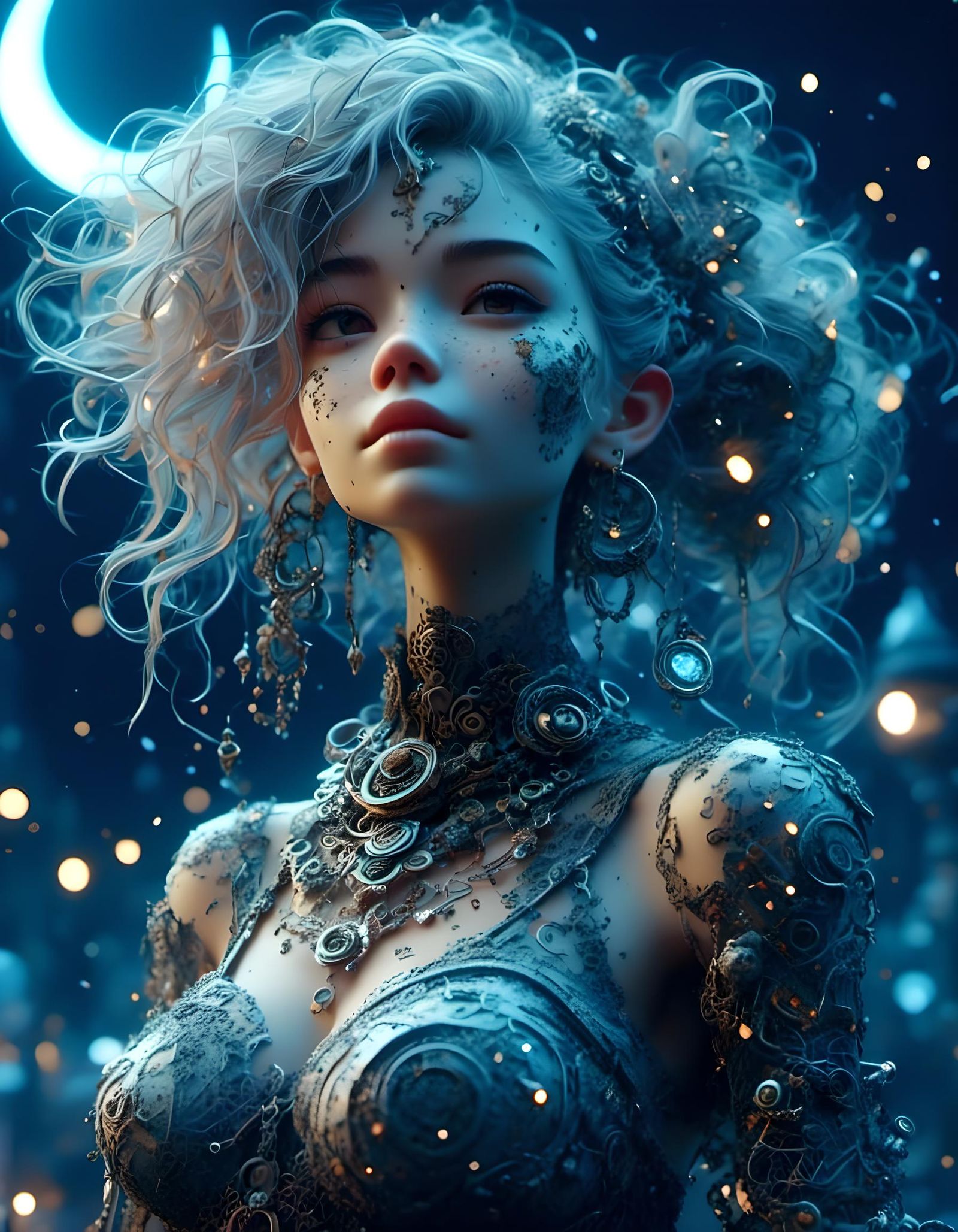 Twinkle of the moonlit night 2 🤍