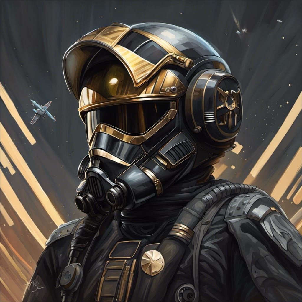 Star Wars TIE Fighter Pilot Portrait