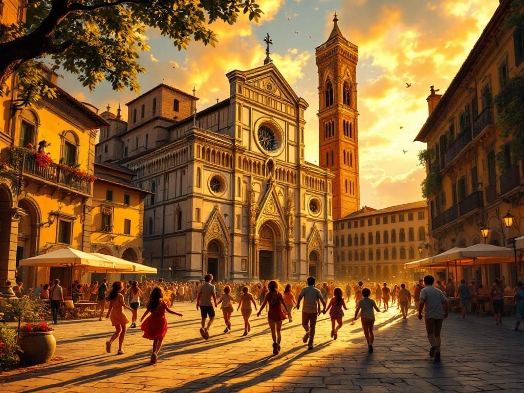 Golden Hour Magic in Tuscan Florence