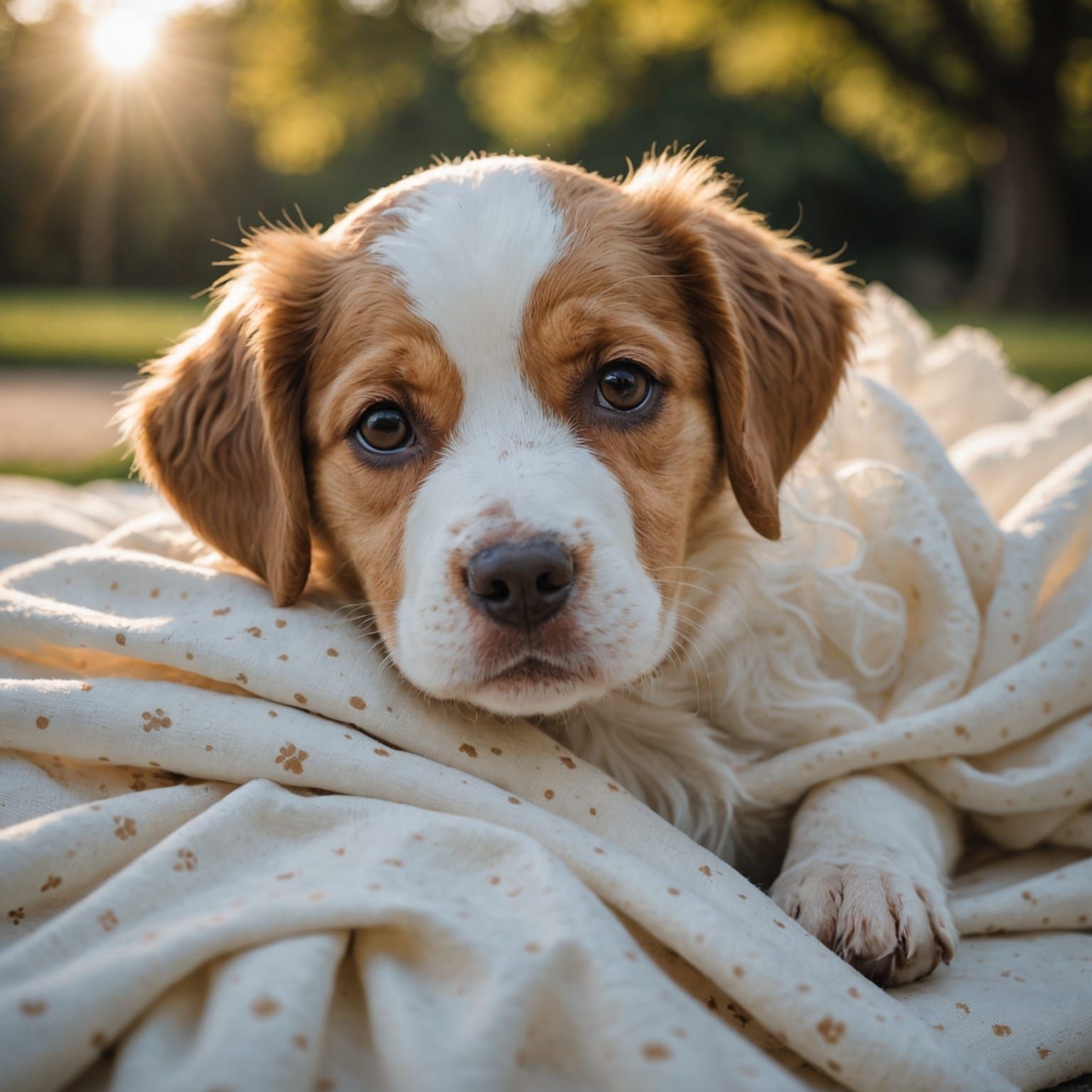 Eternal Slumber: A Puppy's Peaceful Farewell