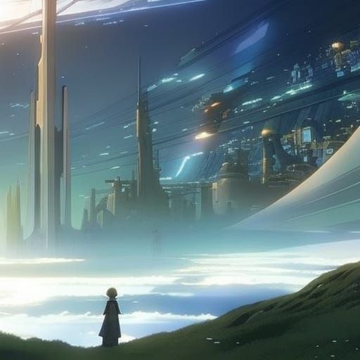 Doctor Who in Studio Ghibli Anime Style