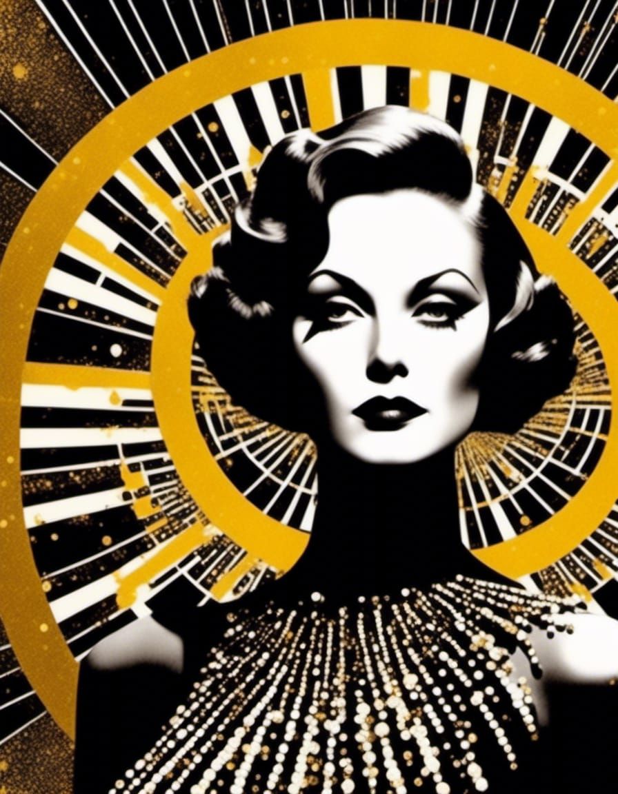 Art Deco Matrix: 1920s Glamour Meets Modern Style