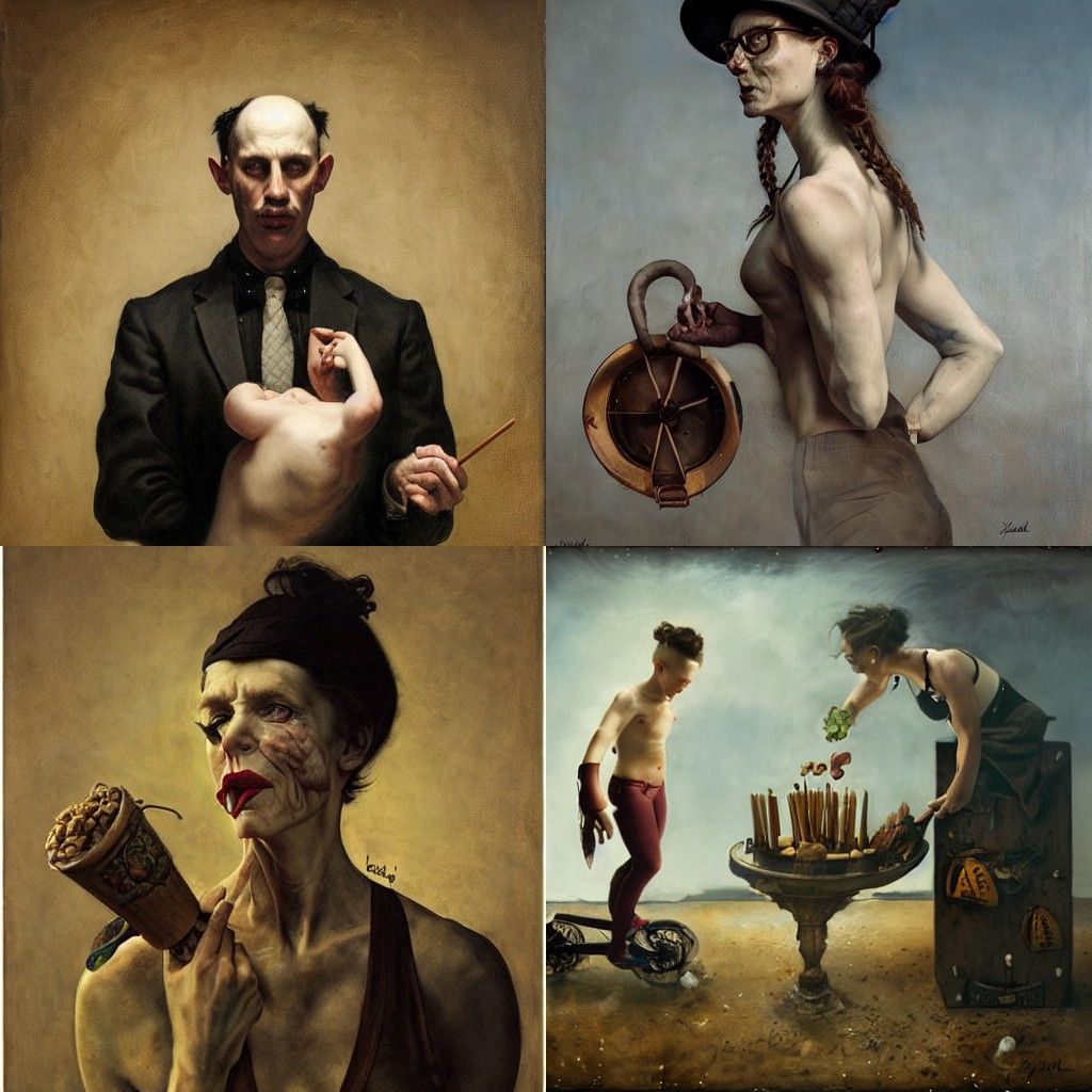 Abstract Geometric Composition in Bold Colors