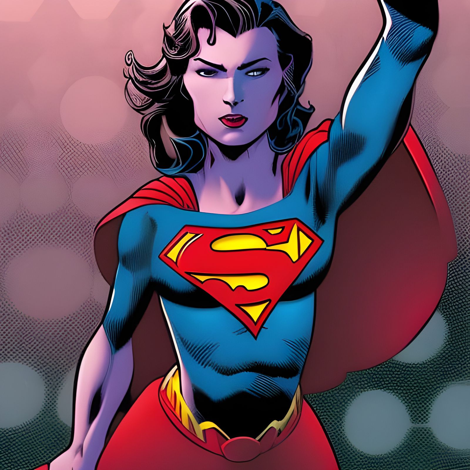 Comic Book Art of Superman's Big Sister