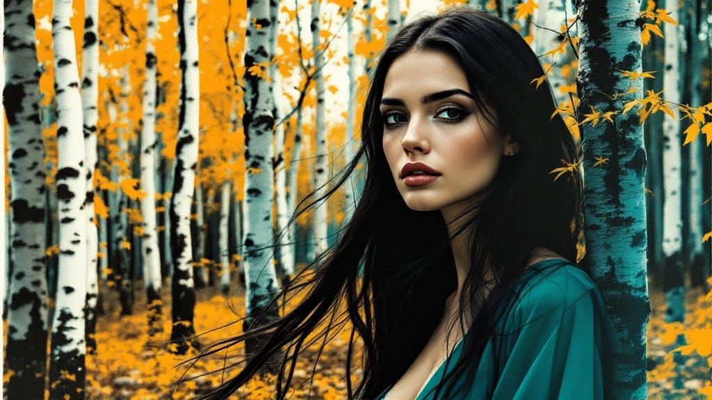 Dark Elegance in Autumn Hush